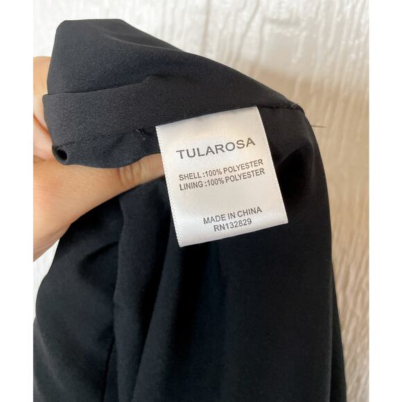 TULAROSA X REVOLVE Black Lace Trim Ruffled Maxi XS - Picture 13 of 13